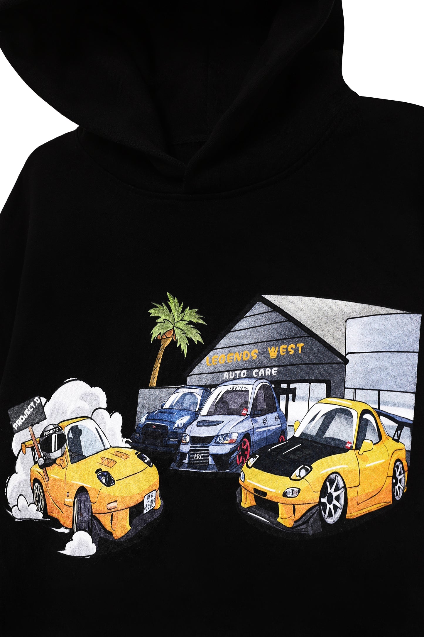 Project.D x Legends West Auto Care - Hoodie