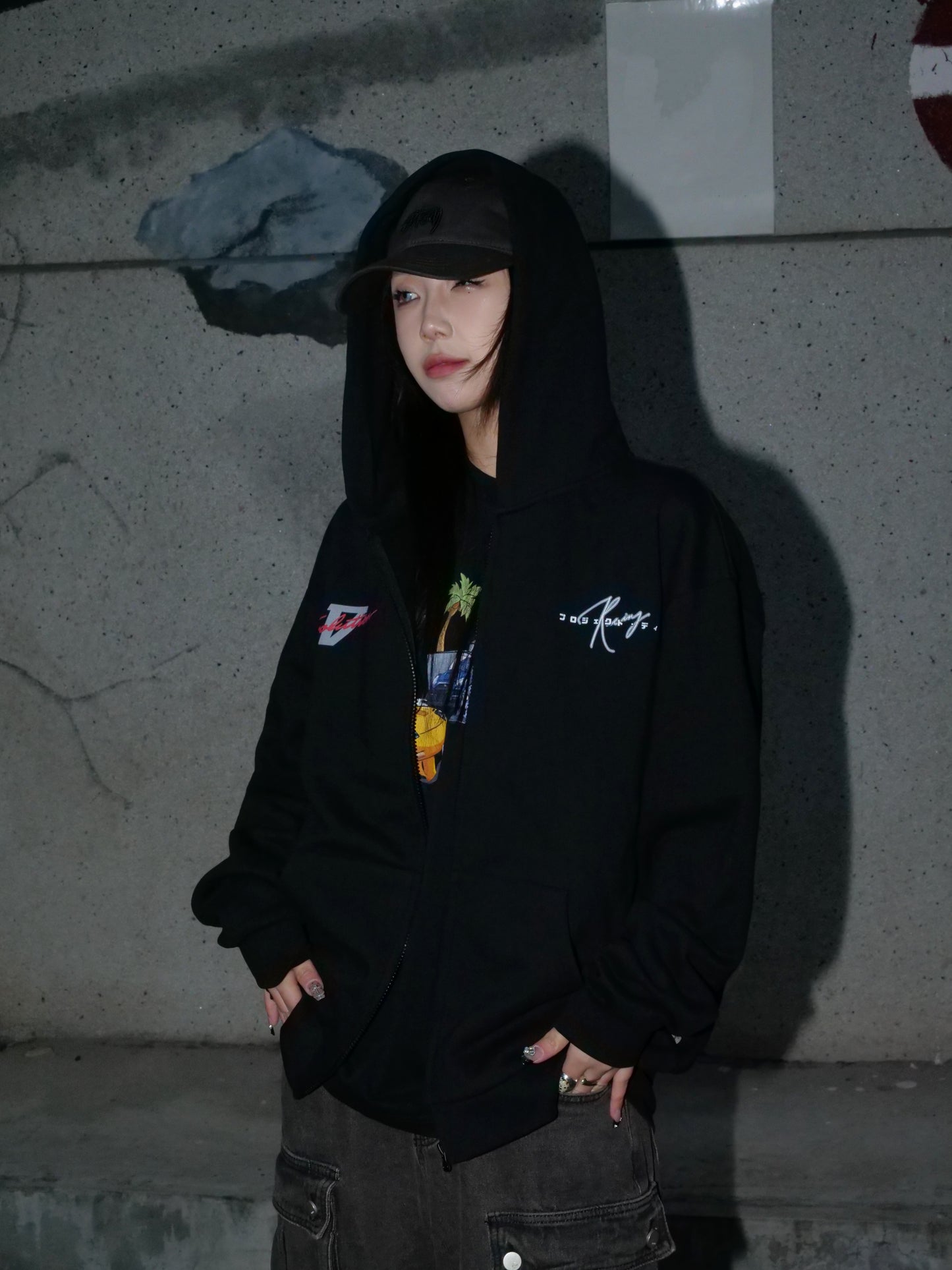 EVO V 飛びました! - Zip Up Hoodie