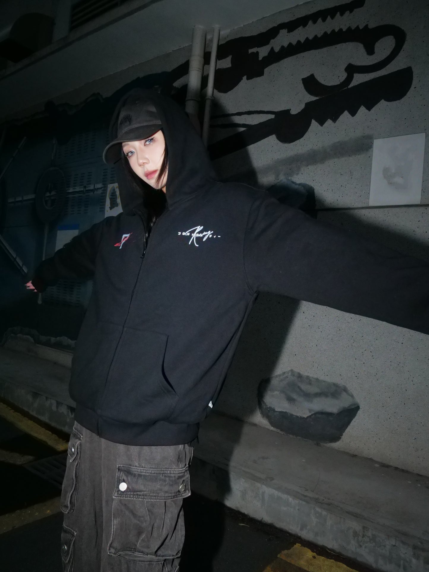 EVO V 飛びました! - Zip Up Hoodie