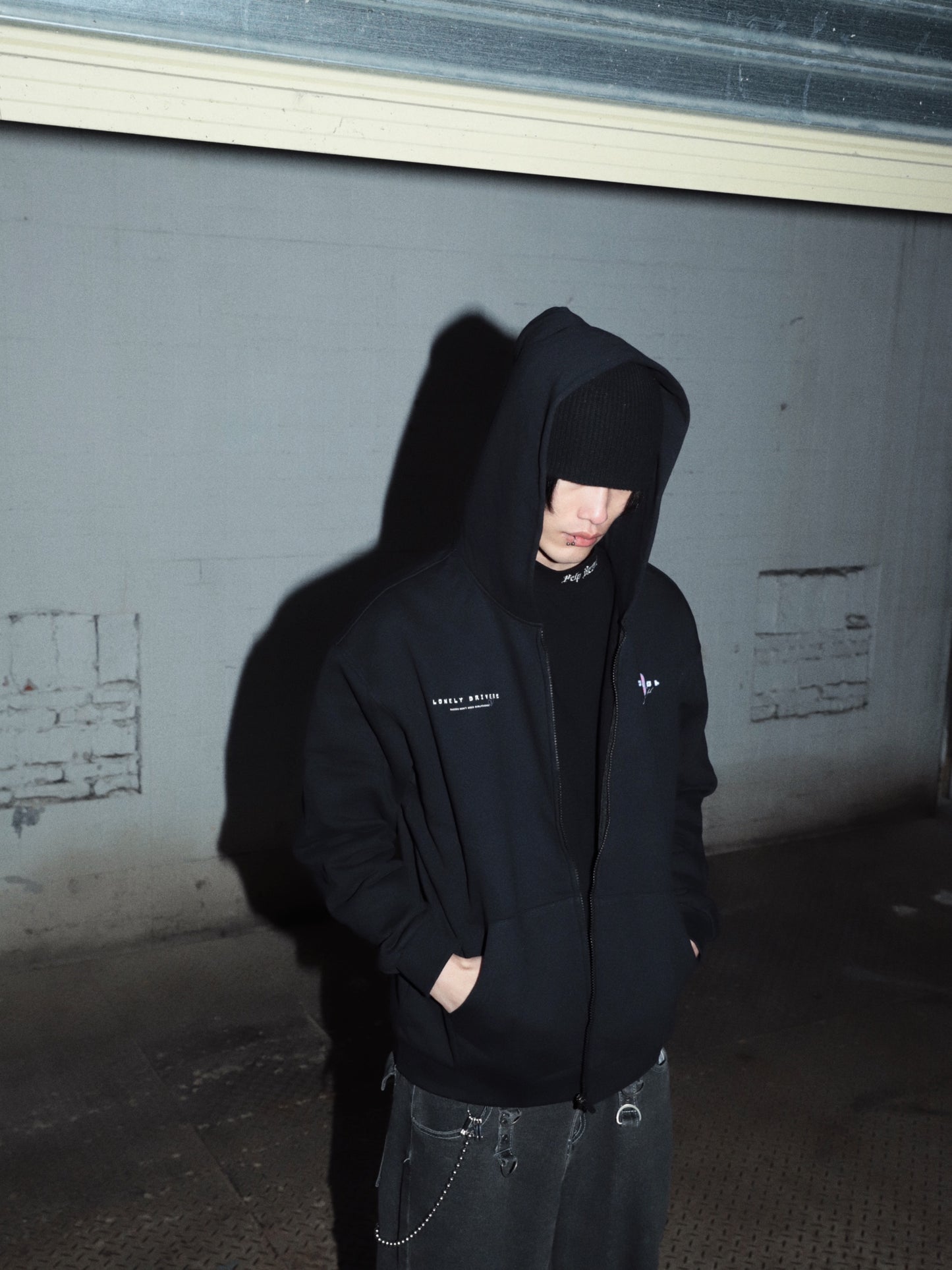 Lonely Drivers - Zip Up Hoodie