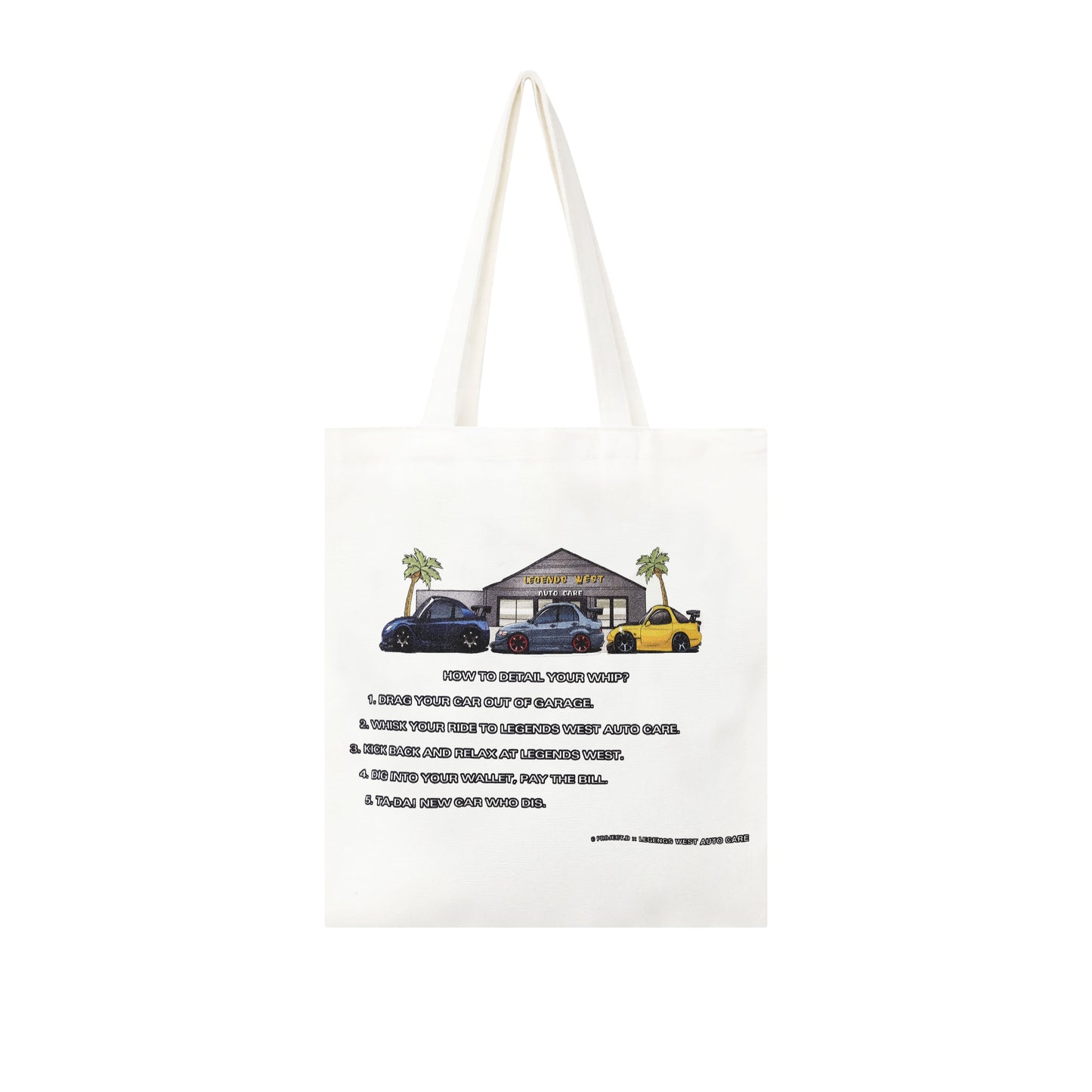 Project.D x Legends West Auto Care - Tote Bags