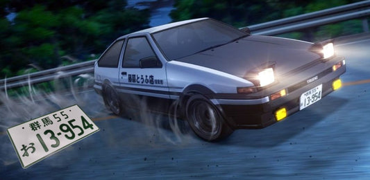 Fujiwara Takumi AE86 License Plate